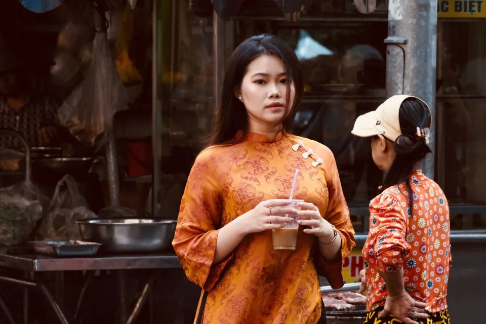 Không gian quán buổi sáng